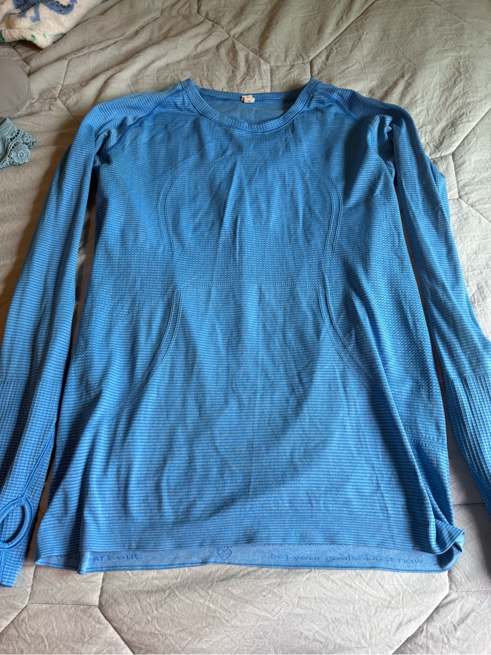 lululemon athletica Long-Sleeve Active Top - Light Blue